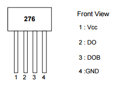 Diodes美臺(tái)AH276無刷電機(jī)電子換向霍爾元件